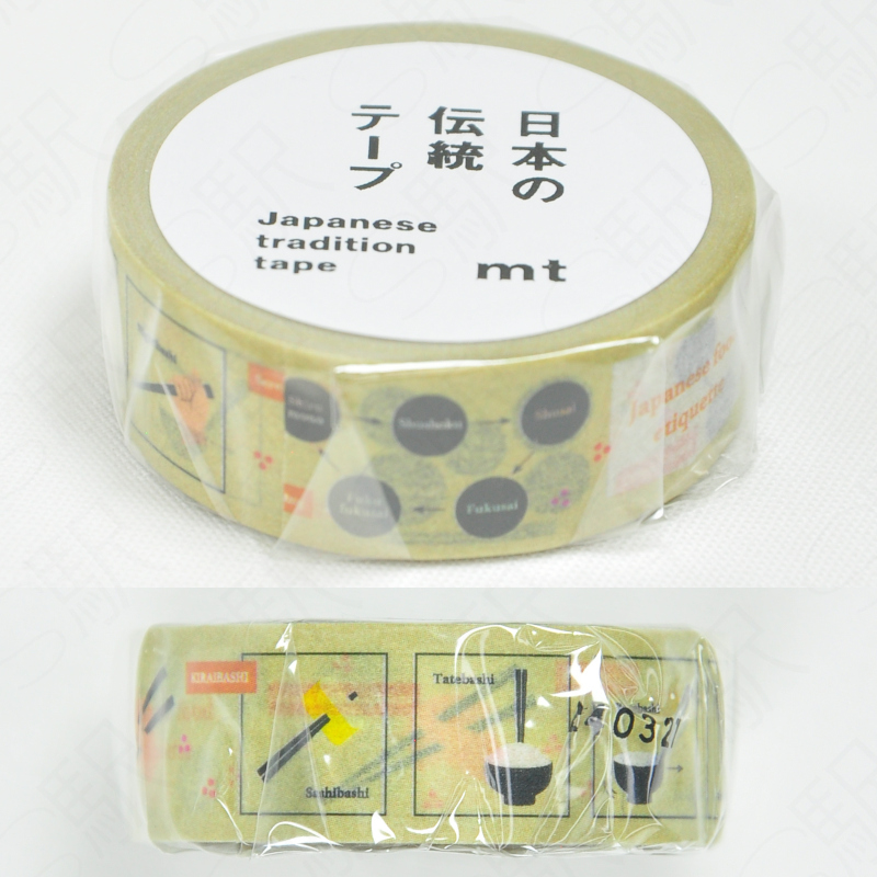 mt Masking Tape Japanese Tradition Tape [MT01K3307] - Japanese Dining Etiquette